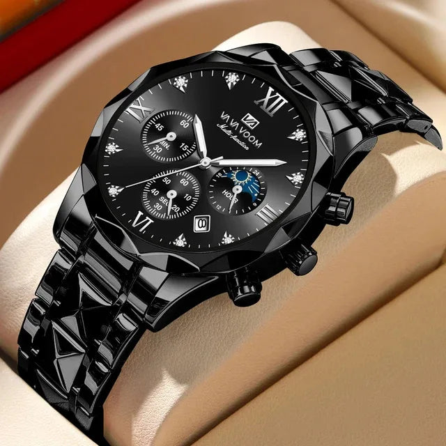 VAVA VOOM Men's Waterproof Business Watch – Elegant & Durable
